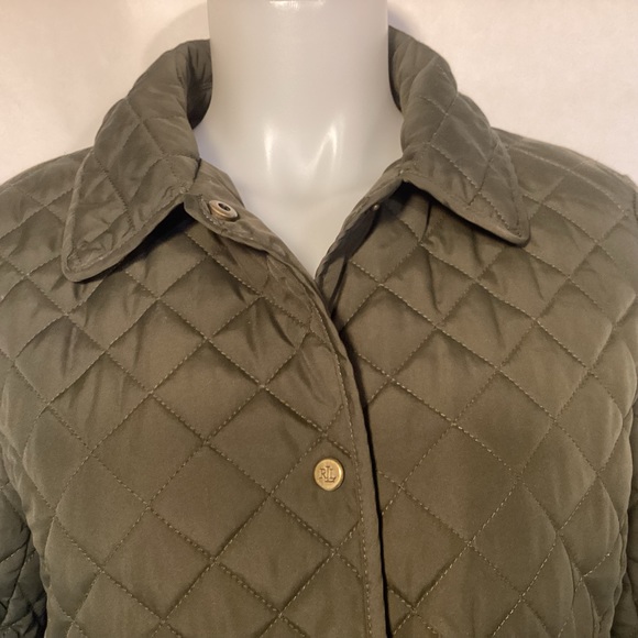 Women’s Lauren Ralph Lauren quilted jacket size medium - Picture 2 of 14